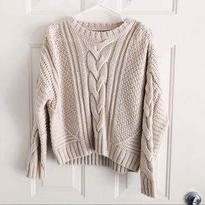Forever 21 Cable Knit Sweater